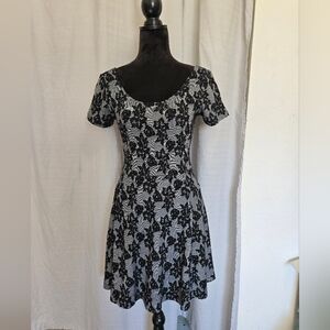 Wet Seal Black Fit and Flare Dress for Wedding Guest